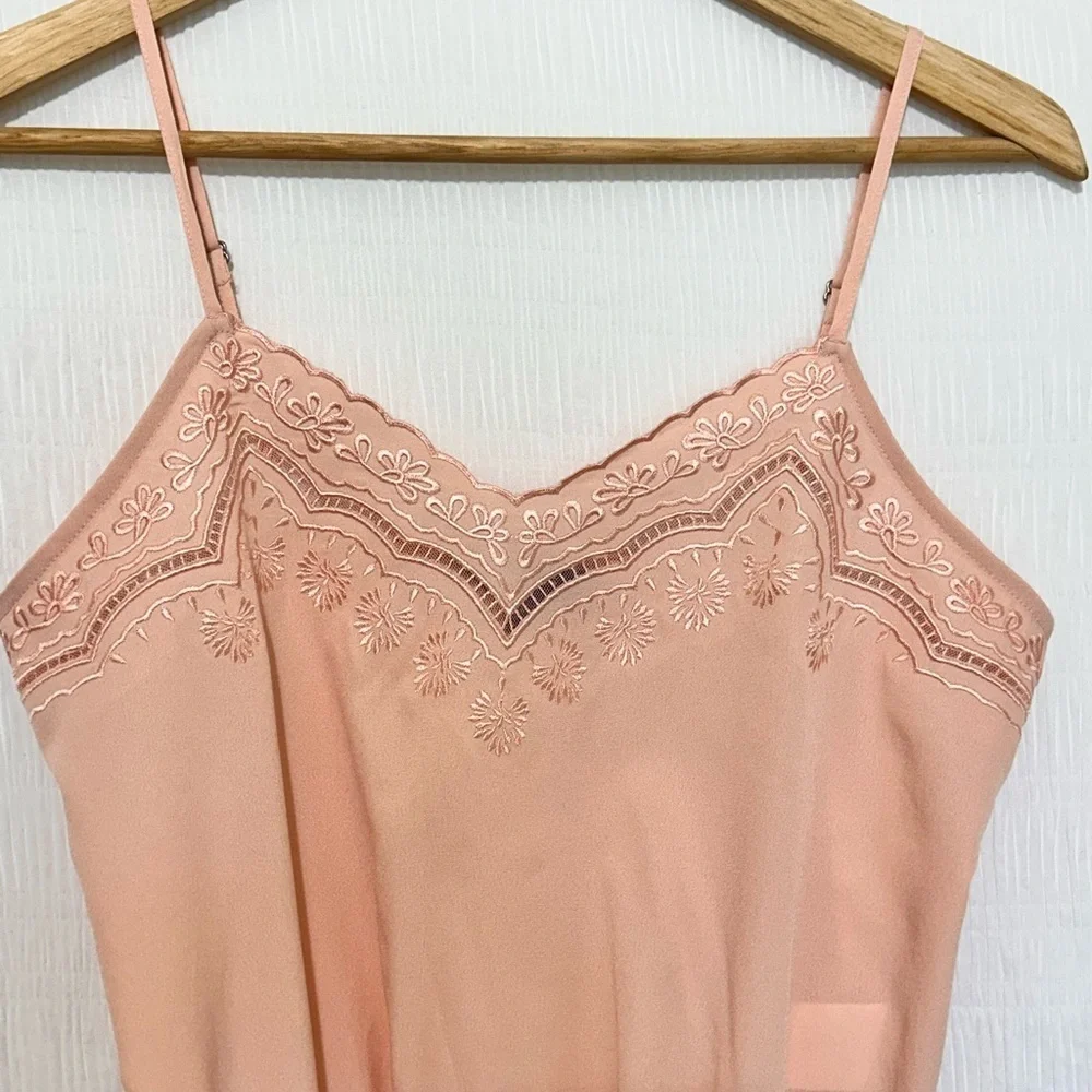 Express Pink Lace Trim Chemise